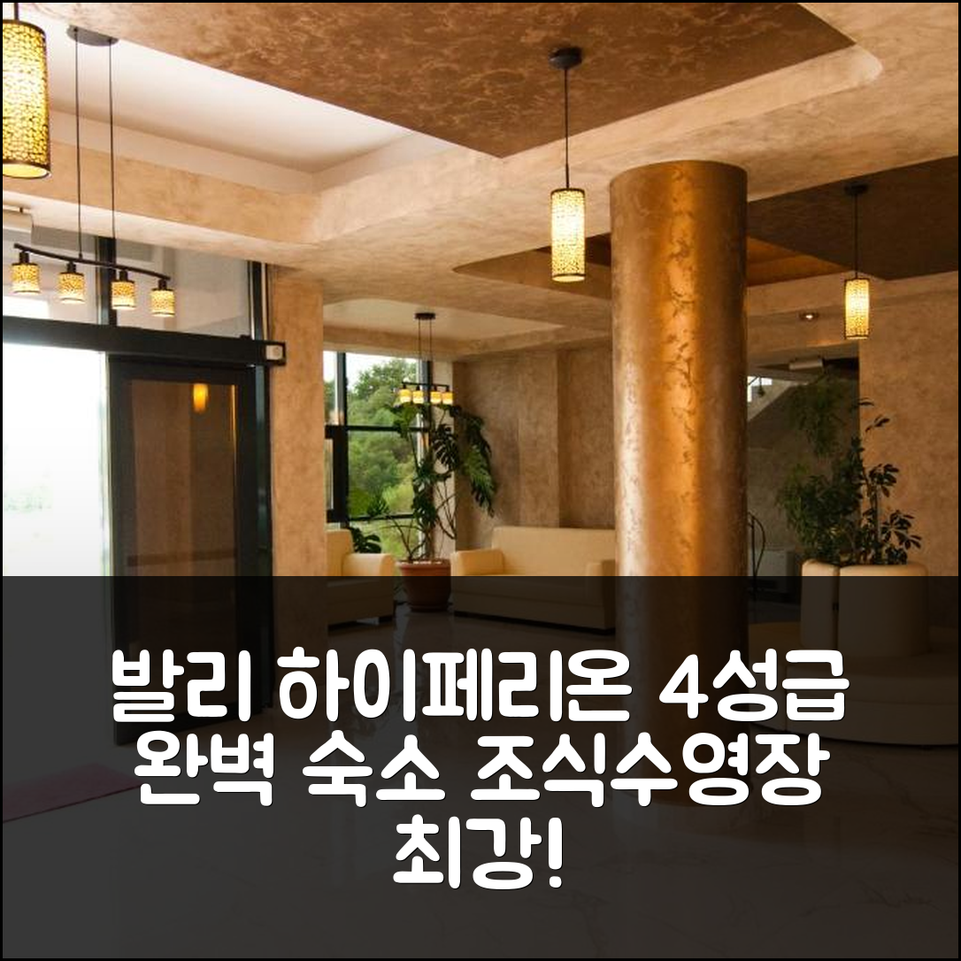 발리 펠릭스 숙소 여행 호텔 추천 하이페리온 호텔 | 4성급 조식과 수영장 조건이 완벽한 5가지 이유