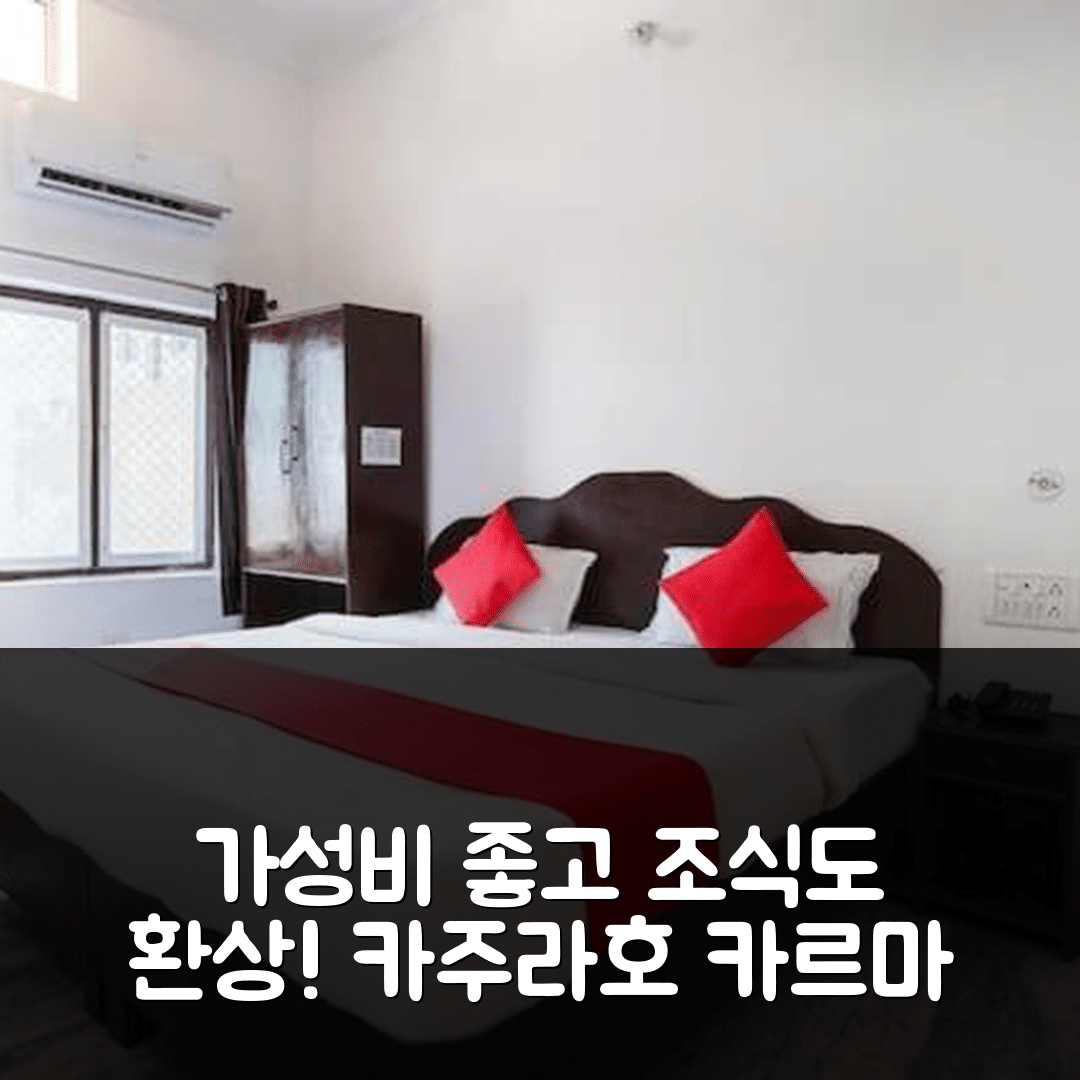 카주라호 숙소 여행 호텔 추천 카르마 홈스테이 | 가성비 좋은 조식과 최적의 위치를 가진 5가지 이유