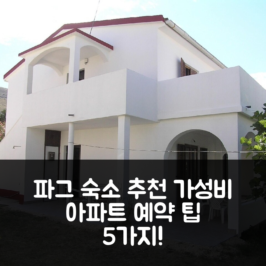 파그 숙소 여행 호텔 추천 나이스 투 베드룸 아파트 | 가성비 뛰어난 위치와 예약 팁 5가지