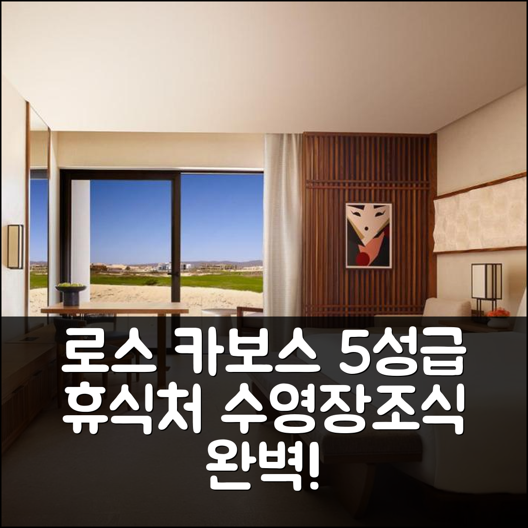 카보 산 루카스 숙소 여행 호텔 추천 노부 호텔 로스 카보스 | 5성급 수영장과 조식이 완벽한 휴식지 7가지 이유
