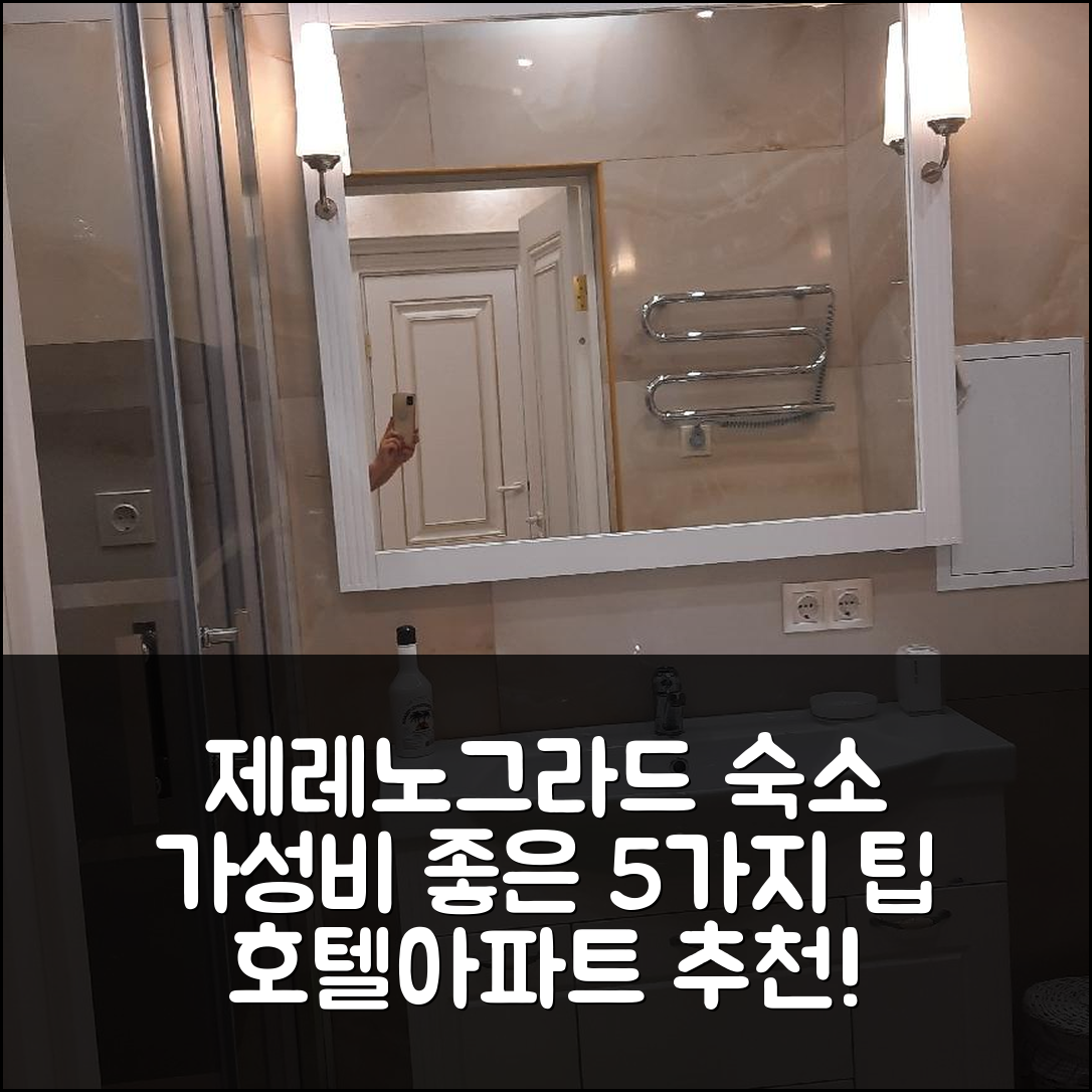 제레노그라드스크 숙소 여행 호텔 추천 아파트먼트 로자 베트로브 | 1개 침실과 프라이빗 욕실 포함된 가성비 좋은 5가지 팁