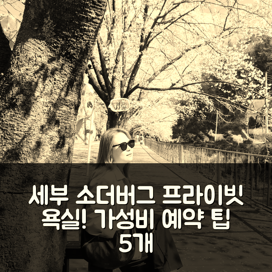 세부 숙소 여행 호텔 추천 소더버그 바이 제이앤제이 홈스 | 프라이빗 욕실과 가성비 뛰어난 예약 팁 5가지