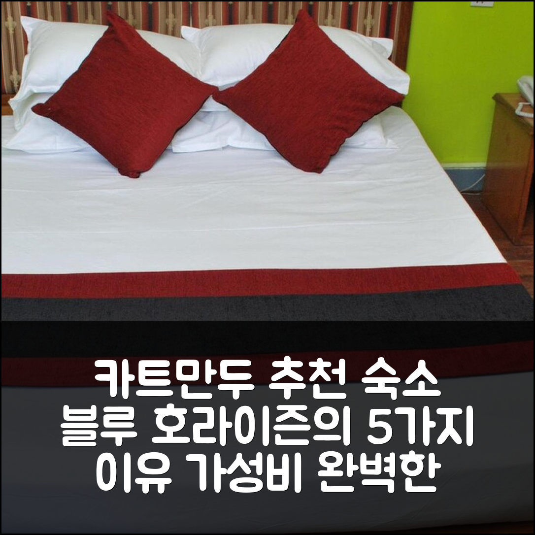카트만두 숙소 여행 호텔 추천 호텔 블루 호라이즌 | 가성비와 조식이 뛰어난 5가지 이유와 완벽한 위치