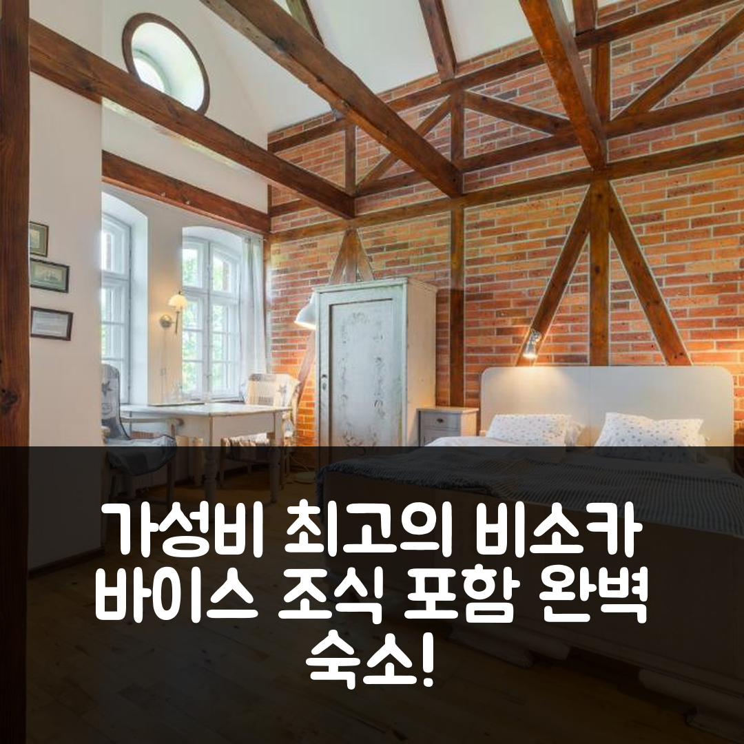 비소카 바이스 숙소 여행 호텔 추천 돔 고신니 스타라 슈콜라 | 조식과 가성비가 뛰어난 완벽한 휴식지 5가지 이유